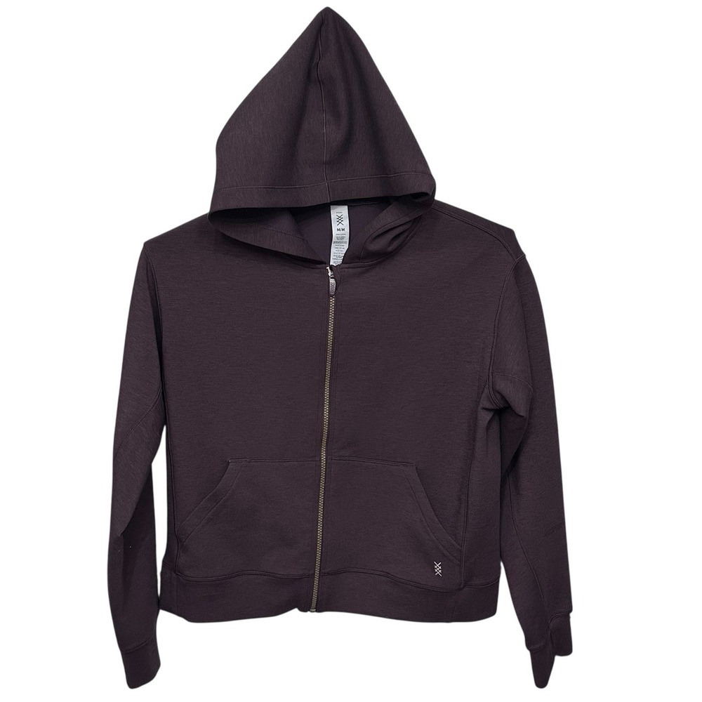 Rhone Warm Up Tech‎ Full Zip Hoodie Brown Men's Size Medium StreetWear Jacket